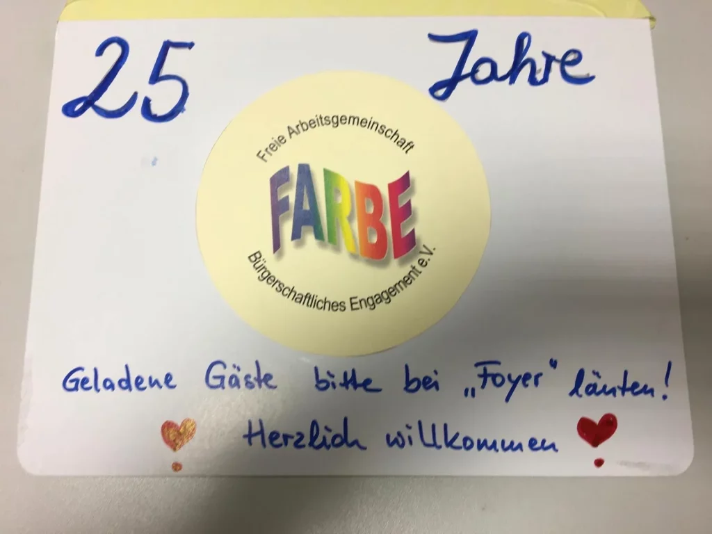 Jubiläum: 25 Jahre FARBE