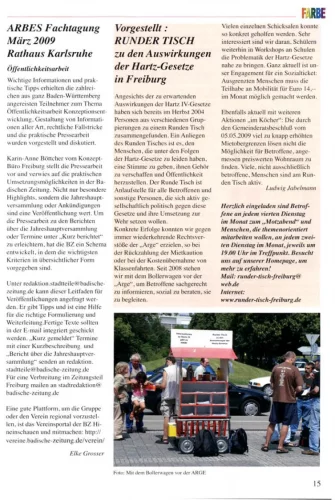 Archiv: FARBE Zeitung "FARBigE Nachrichten"