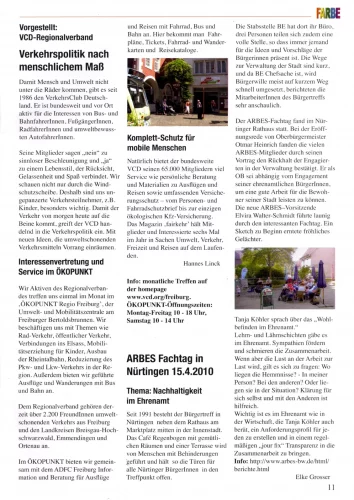 Archiv: FARBE Zeitung "FARBigE Nachrichten"
