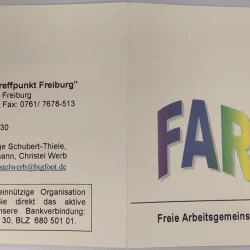 Alter FARBE Flyer 2002