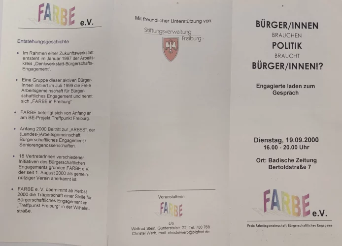 Flyer: Bürger/innen brauchen Politik braucht Bürger/innen