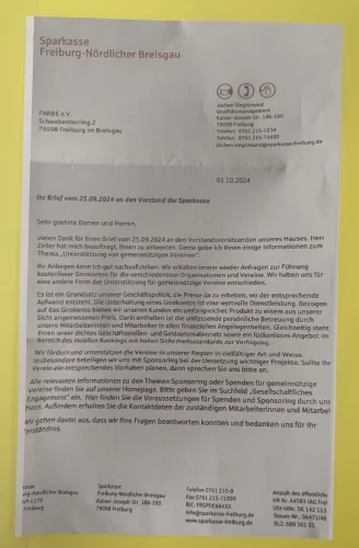 Projekt: Kontogebühren abschaffen - Sparkasse